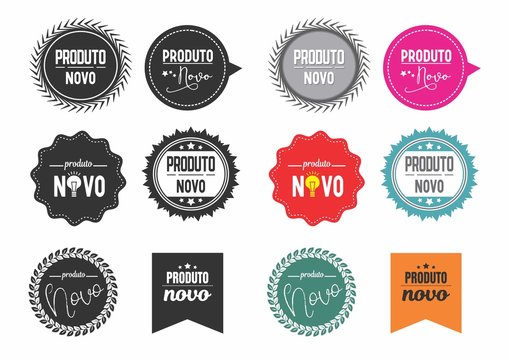 Selo Produto Novo
