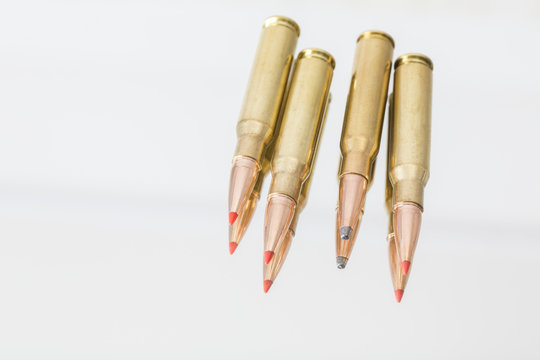 Leaded and unleaded rifle ammunition, rifle cartridges