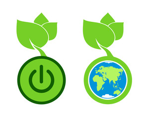 Ecological icon set