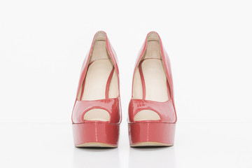 High heels isolated on white background