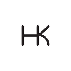 initial letter rounded logo modern