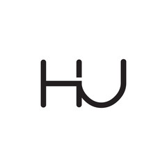 Fototapeta premium initial letter rounded logo modern