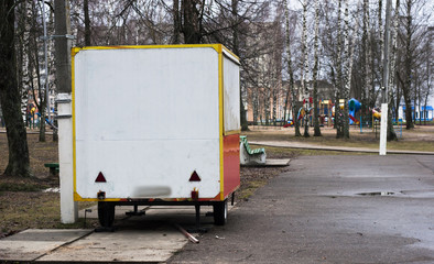 food truck in the city Park, small business