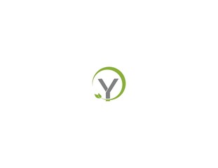 Letter Y Leaf Nature Business Ecology Logo