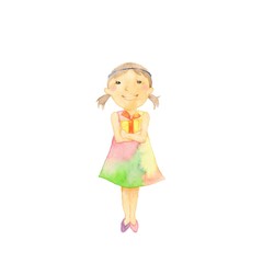 妖精の女の子、プレゼント