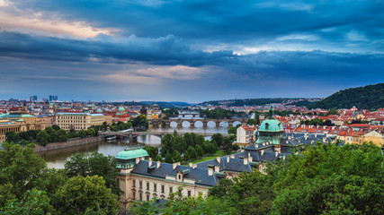 Fototapeta premium Charles Bridge in the Old Town of Prague, Czech Republic