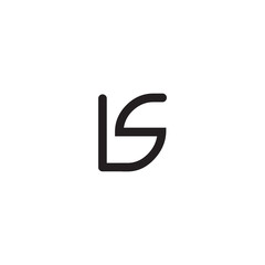 initial letter rounded logo modern