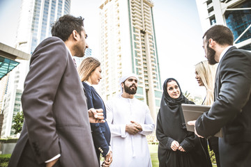 Business people in Dubai