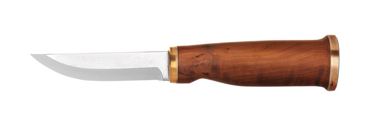 Hunting knife isolated on white
