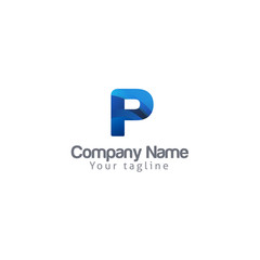 P LETTER LOGO TEMPLATE