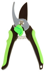 garden shears green open