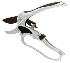 garden shears silver open