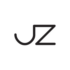 initial letter rounded logo modern