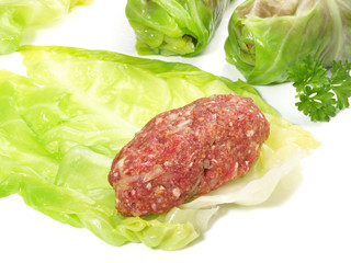 Kohlroulade zubereiten