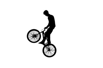 Fototapeta premium freestyle cycling