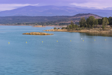 Fototapeta na wymiar Mountain lake in Spain