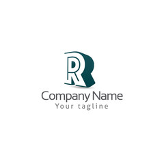 R LETTER LOGO TEMPLATE