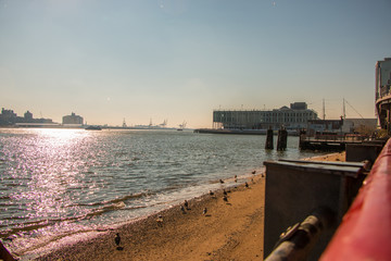 Fototapeta premium The Life at the Hudson River