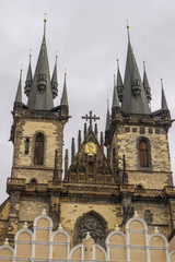 Fototapeta premium Kościół Tyn w Pradze, Republika Czeska