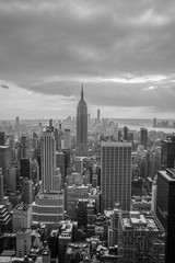 Fototapeta na wymiar New York City - View from the Top Of The Rocks - Empire State Building