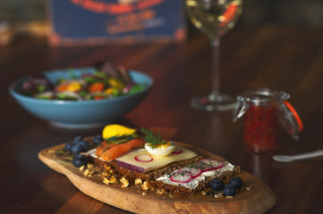 Open sandwich