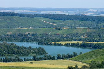 Fototapeta na wymiar Breitenauer See bei Obersulm