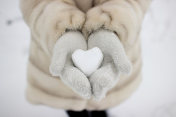 Magic love from the snow