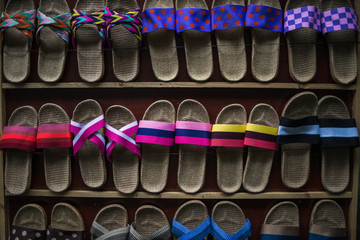 Slippers with national characteristics