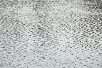 waves on the water on the river