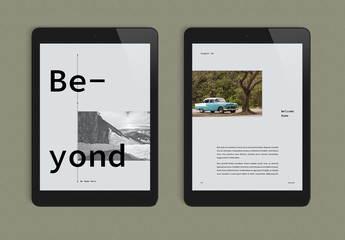 Cool and Calm eBook Layout