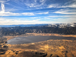 Washoe Lake State Park aerial