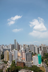 Fototapeta na wymiar Salvador Bahia skyline, Brazil (residential buildings)