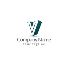 V LETTER LOGO TEMPLATE