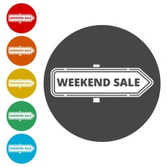 Weekend Sale Sign 