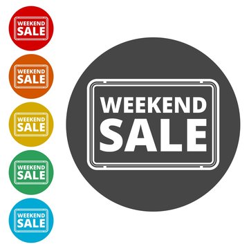 Weekend Sale Sign 