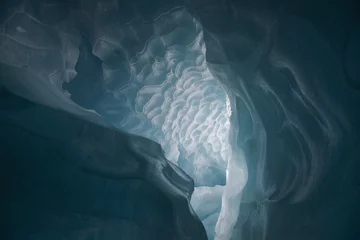 Fototapeten glacier ice cave © Dorothea