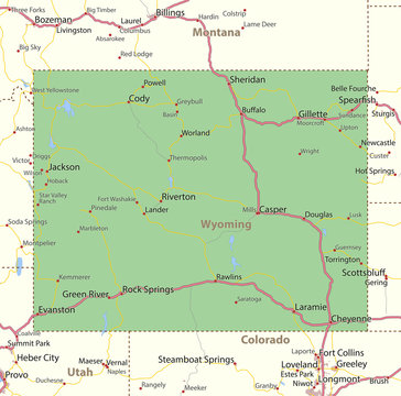Wyoming-US-States-VectorMap-A