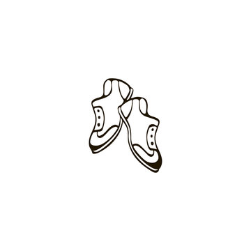 shoes icon. sign design