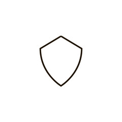 shield icon. sign design