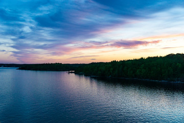 archipelago near stockholm - sunset