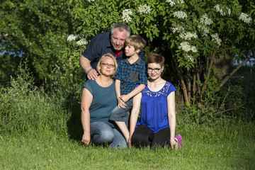 Fototapeta premium Familienglück