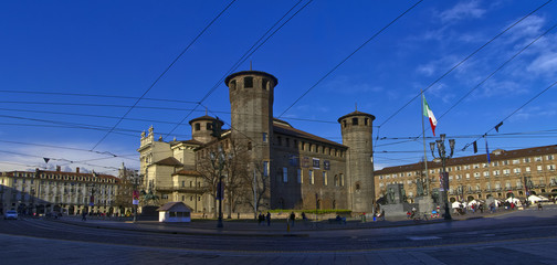 Torino Palazzo Madama e Casaforte degli 
Acaja Piemonte Italia Europa Turin Madama Palace and...