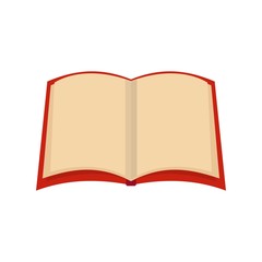Book university icon. Flat illustration of book university vector icon isolated on white background