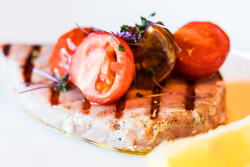Grilled tuna fish