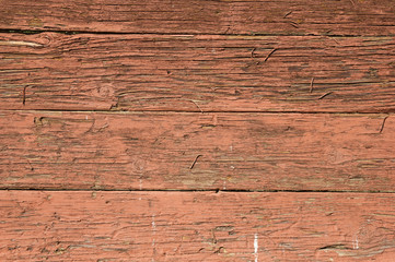 Old Red Painted Wood Background