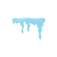 Snowdrift icon. Flat illustration of snowdrift vector icon isolated on white background