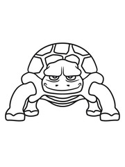 schildkröte süß niedlich comic cartoon clipart land beine