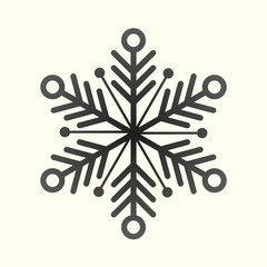 snowflake icon. snowflake sign