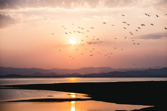Sunset on the Lake