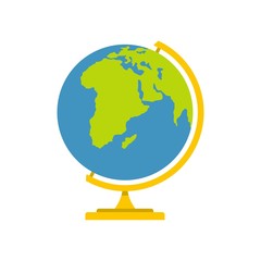 Map icon. Flat illustration of map vector icon isolated on white background